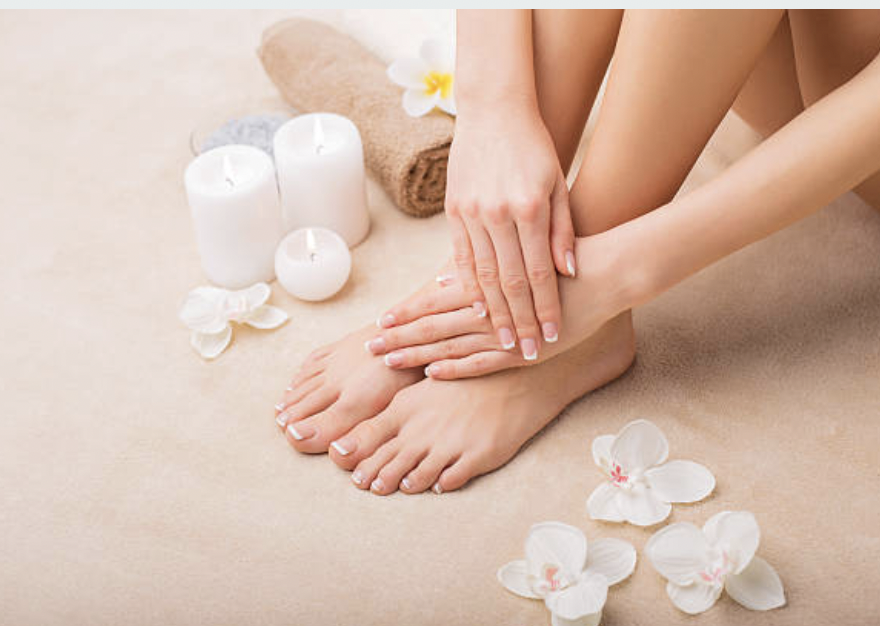 Manicure Spa und dauerhaft emailliert